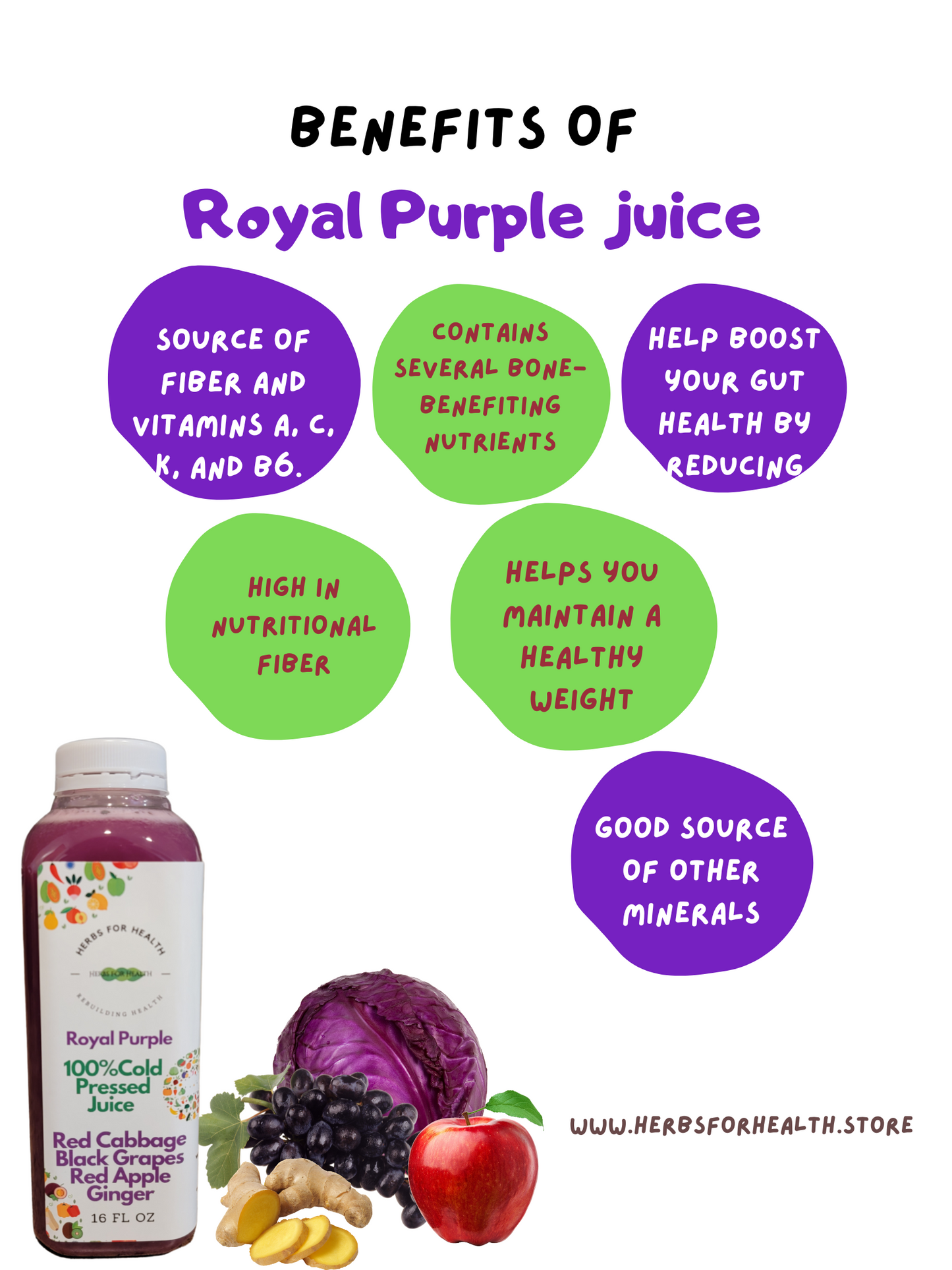 Royal Purple Cold Pressed Juice - Herbs For Health
