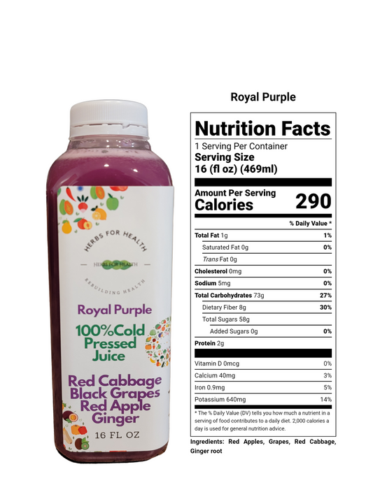 Royal Purple Cold Pressed Juice - Herbs For Health