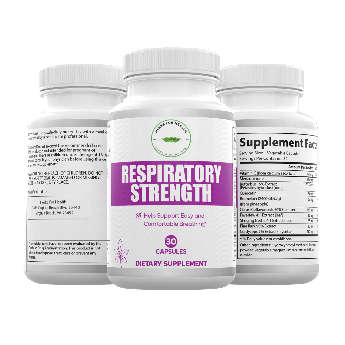 Respiratory Strength - Herbs For Health